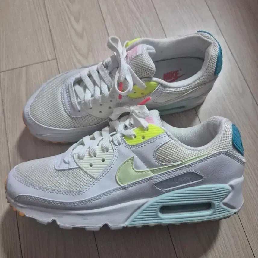 [BUNJANG] Nike Air Max 90 White Pastel Sneakers / 나이키 에어맥스 90 화이트 파스텔