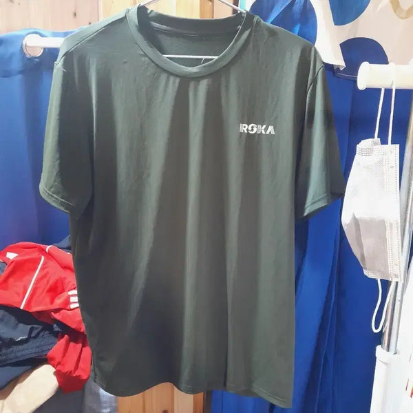 [BUNJANG] ROKA Military Short-Sleeve T-Shirt Khaki (L) / 군용 반팔 티셔츠 카키색 L