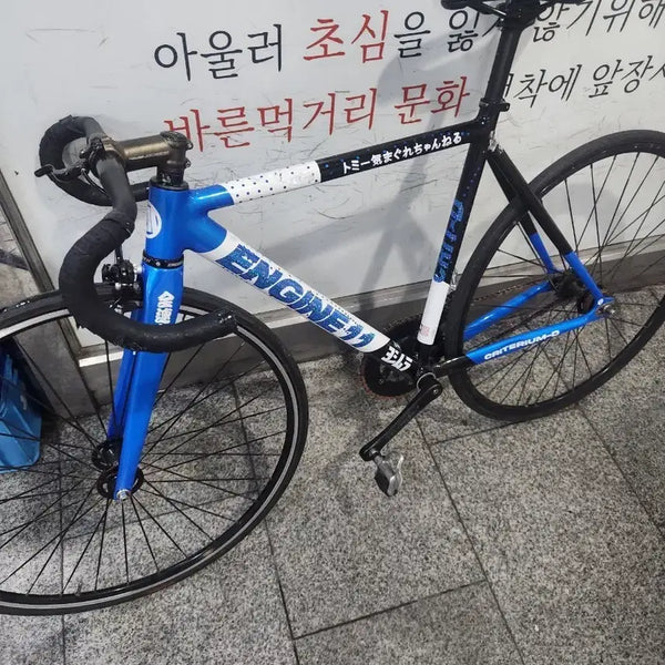 [BUNJANG] Engine 11 Crit D Blueskin IRD Team Edition Deluxe Fixed Gear Bike (Size S) / 엔진11 크릿디 블루스킨 ird팀에디션디럭스프린터채즈구형t4csc쓰나미