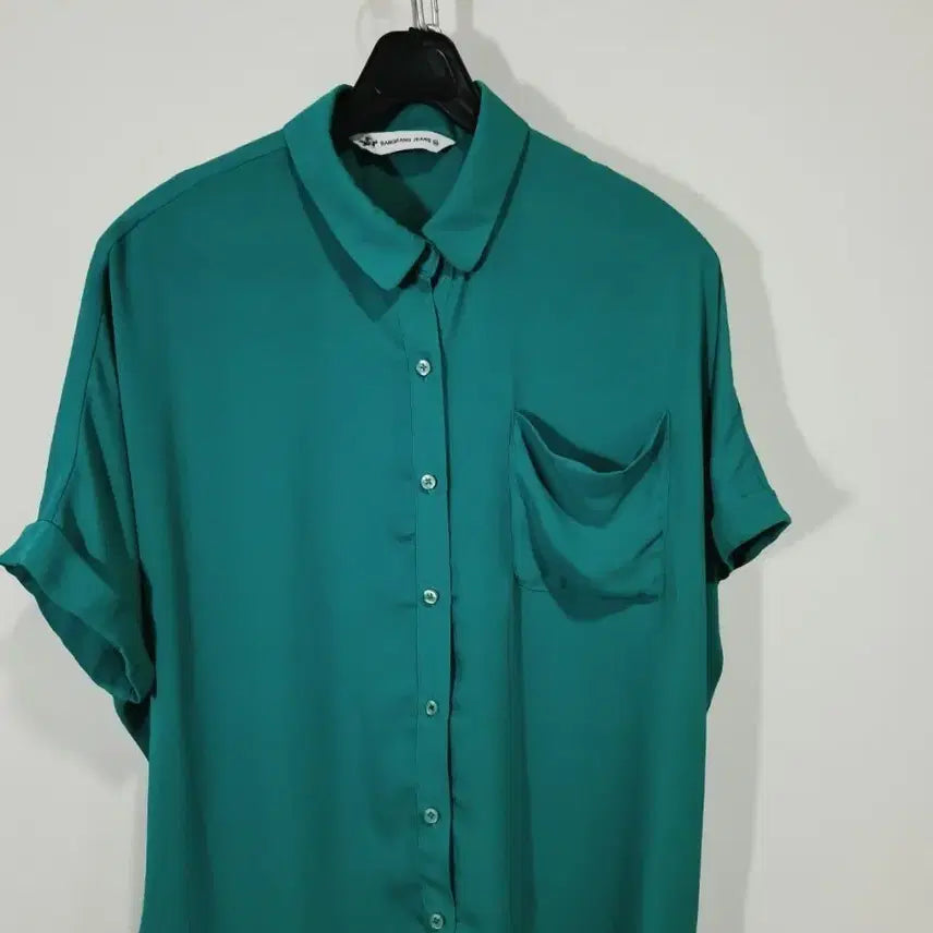 [BUNJANG] Bang Bang Jeans Green Blouse M / 뱅뱅진스 그린 브라우스 M