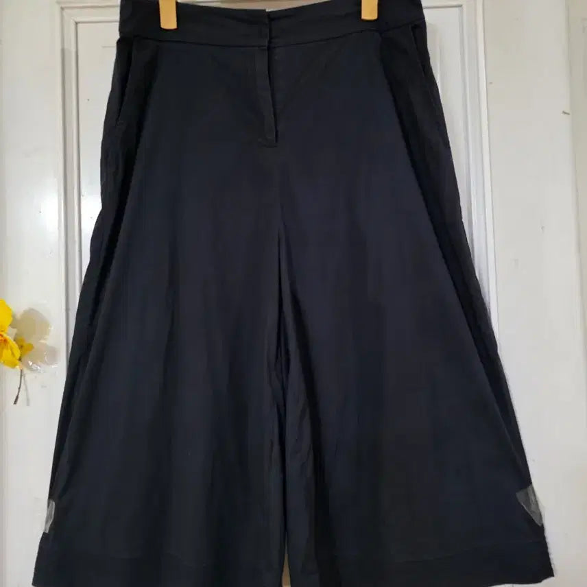 [BUNJANG] Premium Cotton Spandex Blend Wide Leg Pants / 여름 시원한 고급스러운 핏이이쁜 면. 와이드. 스판밴딩. 통바지