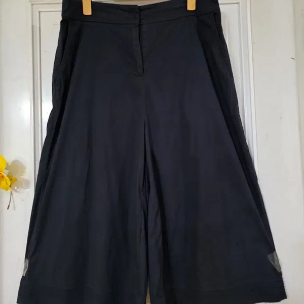 [BUNJANG] Premium Cotton Spandex Blend Wide Leg Pants / 여름 시원한 고급스러운 핏이이쁜 면. 와이드. 스판밴딩. 통바지