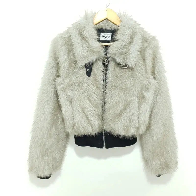 [BUNJANG] F/W Mix Fur Buckle Jacket / 드라이로즈 믹스 퍼 버클 자켓 F_W0551
