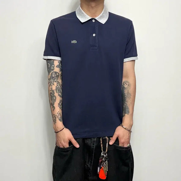 [BUNJANG] Lacoste Vintage Short Sleeve Polo Shirt / Lacoste 라코스테 빈티지 pk 반팔 카라티