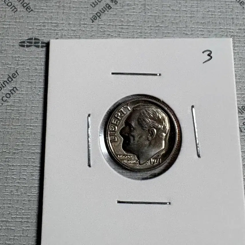 [BUNJANG] United States 10 Cent Coin (1971) / 미국 푸르프 10센트 동전 #3
