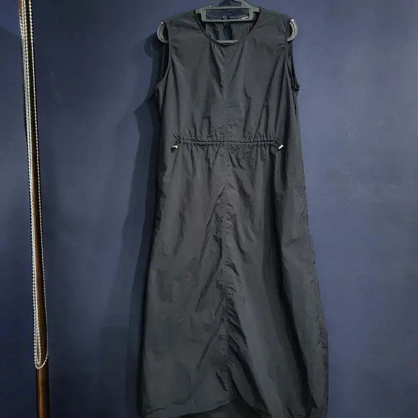 [BUNJANG] Seersucker Shirring Long Dress / 바스락 셔링 롱원피스
