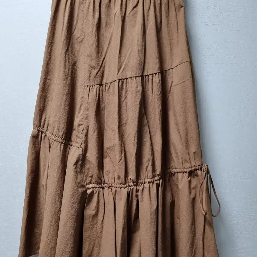 [BUNJANG] SJSJ Shirring Tiered Long Skirt / SJSJ 셔링 캉캉 롱 스커트 61