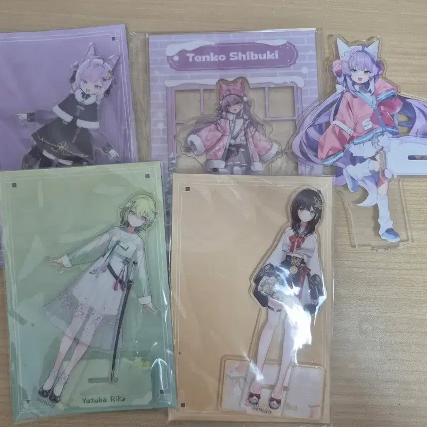 [BUNJANG] Stellive Acrylic Bundle - Bukhari, Rico, Hina / 스텔라이브 아크릴 일괄 부키리코히나