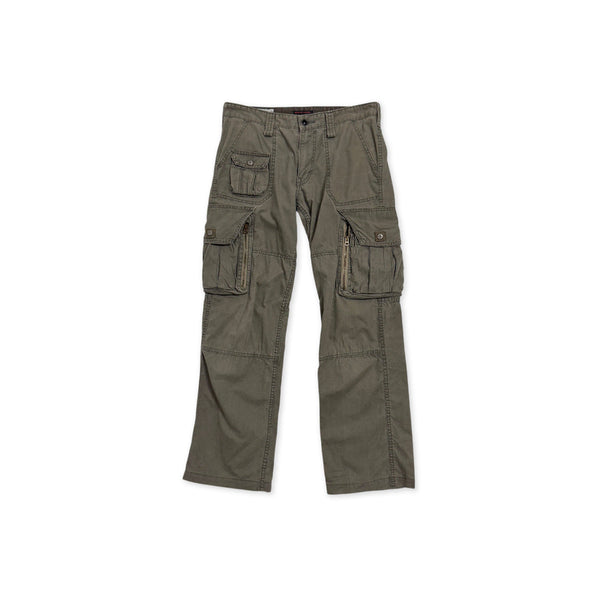[BUNJANG] SURPLUS Vintage Straight Cargo Pants - Light Khaki / SURPLUS 빈티지 스트레이트 카고 팬츠