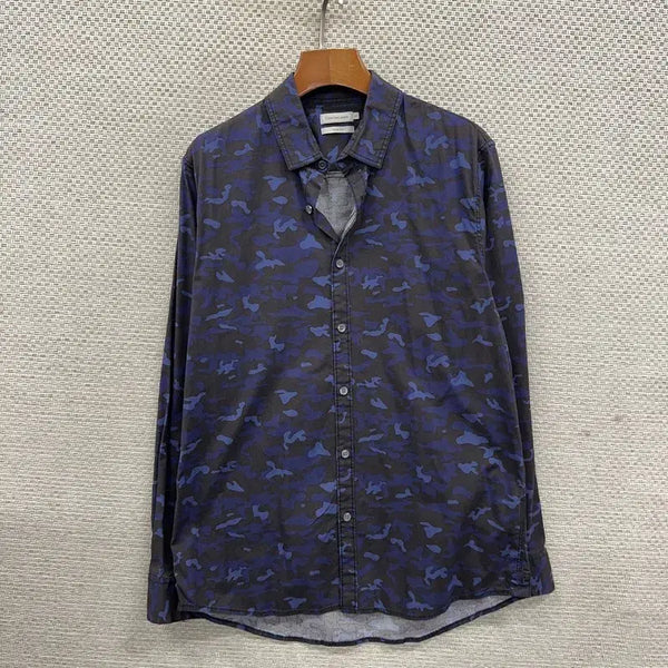 [BUNJANG] Calvin Klein Slim Fit Military Shirt M / 캘빈클라인 슬림핏 밀리터리 셔츠 M D07628