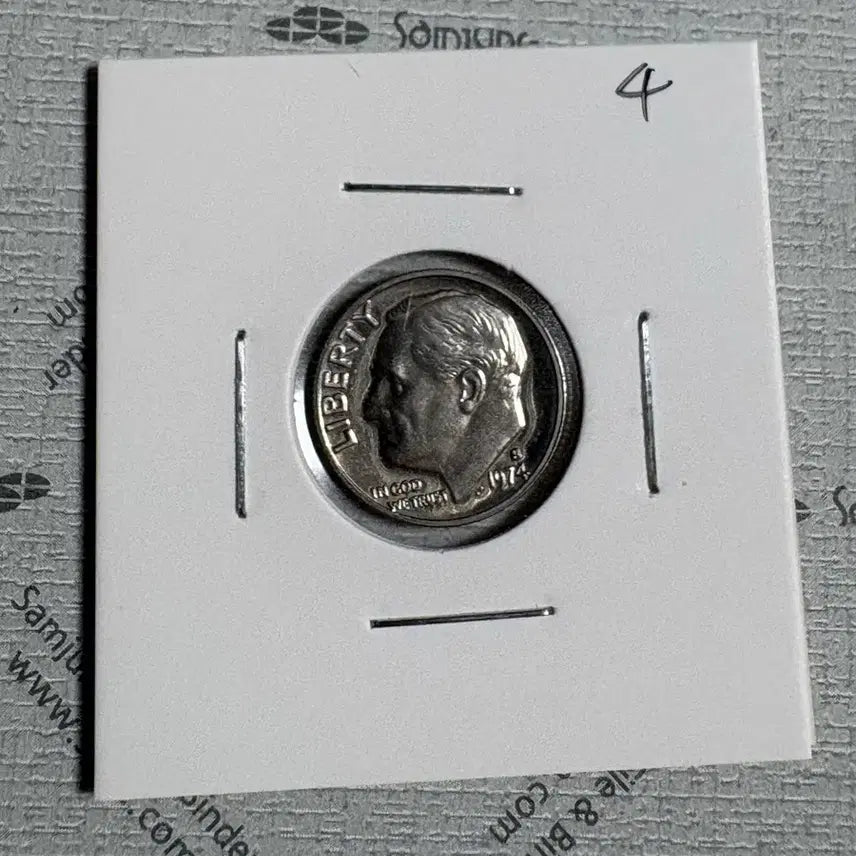 [BUNJANG] United States 1974 10 Cents "Proof" Coin / 미국 푸르프 10센트 동전 #4