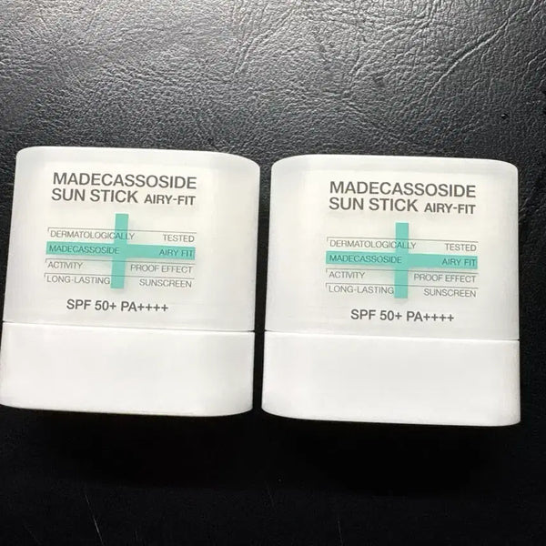 [BUNJANG] Mediheal Madecassoside Sunstick Airy Fit SPF50+ PA++++ (2 pcs) / 마데카솔사이드 선스틱 에어리핏 2개 SPF50+ PA++++