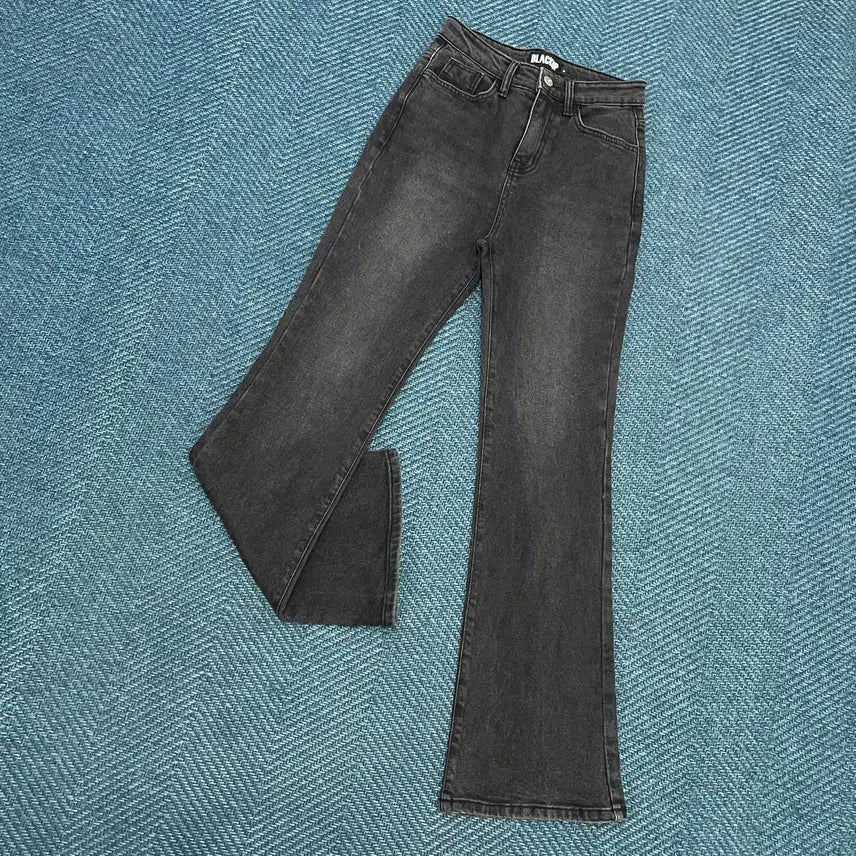 [BUNJANG] Black Up Bootcut Denim Pants - Women's Size S / [여성S] 블랙업 부츠컷 데님 팬츠 만원샵