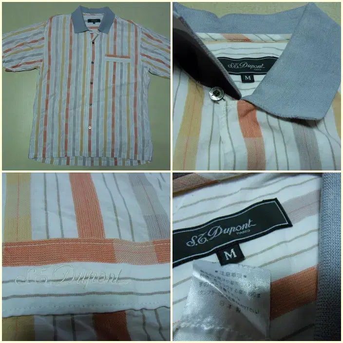 [BUNJANG] Dupont Short Sleeve Polo Shirt / 듀퐁/반팔셔츠/반팔카라티/반팔티/닥스/5