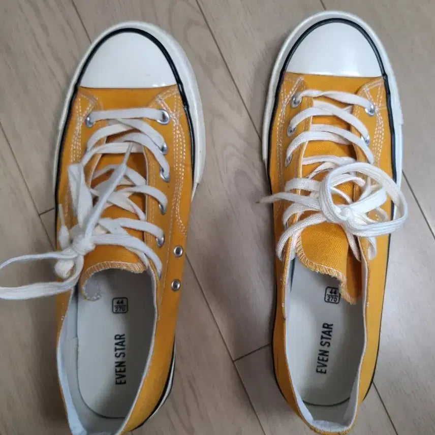 [BUNJANG] Evenstar Canvas Shoes Yellow Size 270 / 이븐스타 캔버스화 옐로우