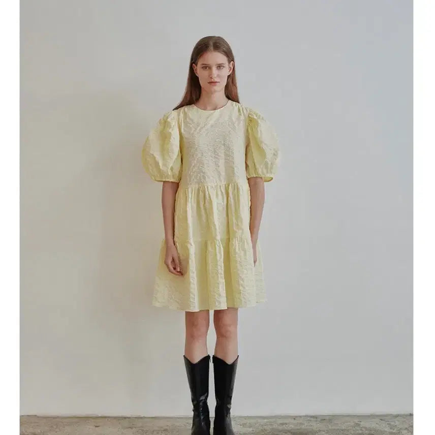 [BUNJANG] Tav Puff Dress / 새상품 tav 타브 퍼프 원피스
