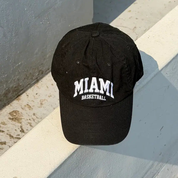 [BUNJANG] NBA Miami Heat Logo Black Ball Cap / [M-L] NBA 엔비에이 마이애미 로고 블랙 볼캡 모자