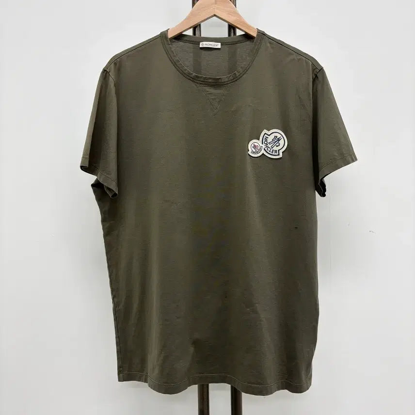 [BUNJANG] Moncler Double Wappen Short Sleeve T-Shirt XXL / [XXL]몽클레어 더블와펜 반팔티