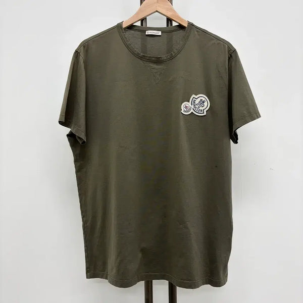 [BUNJANG] Moncler Double Wappen Short Sleeve T-Shirt XXL / [XXL]몽클레어 더블와펜 반팔티