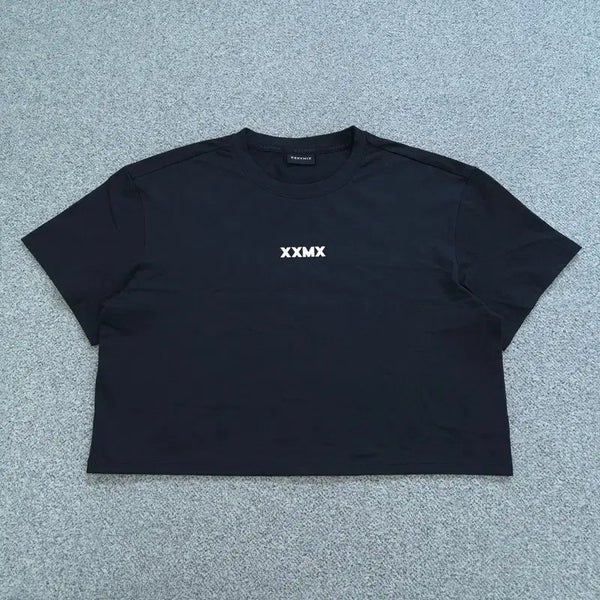 [BUNJANG] Xexymix Cropped Short Sleeve T-shirt Size S / S 젝시믹스 크롭 반팔 티 | 0629B01