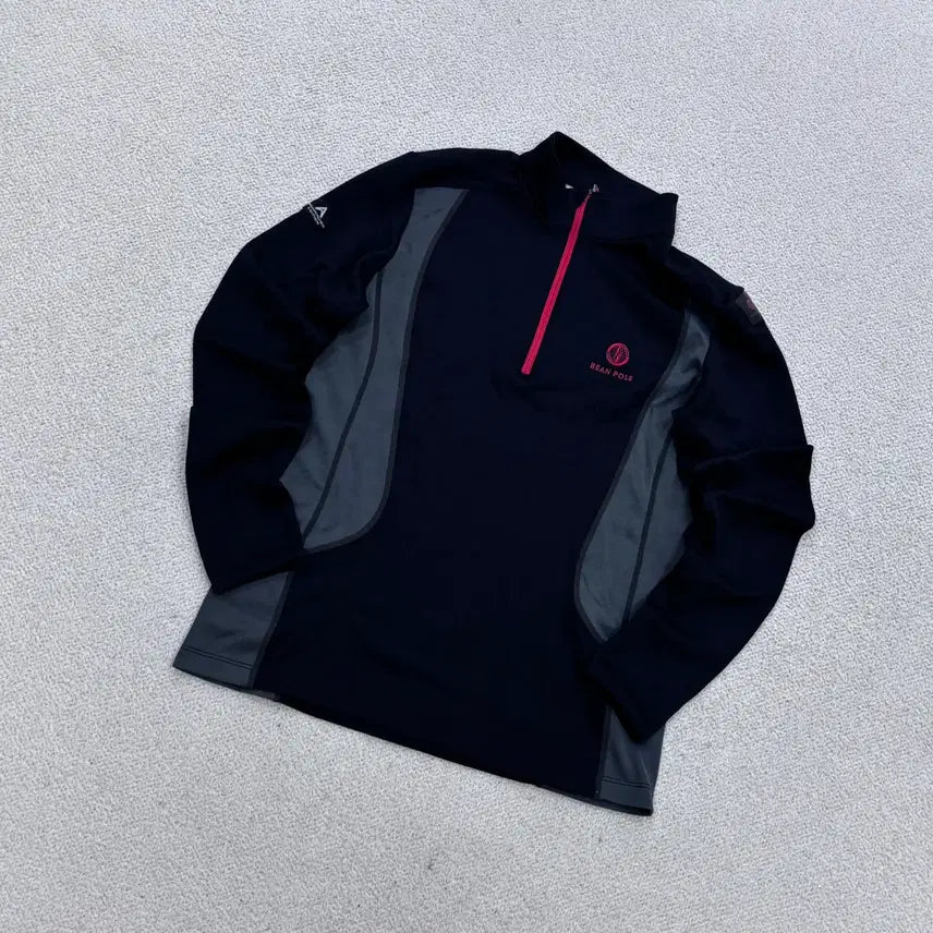 [BUNJANG] Beanpole Outdoor Men's Half-Zip Long-Sleeve T-Shirt / 90 빈폴 남성 아웃도어 반집업 긴팔 티셔츠 0630E