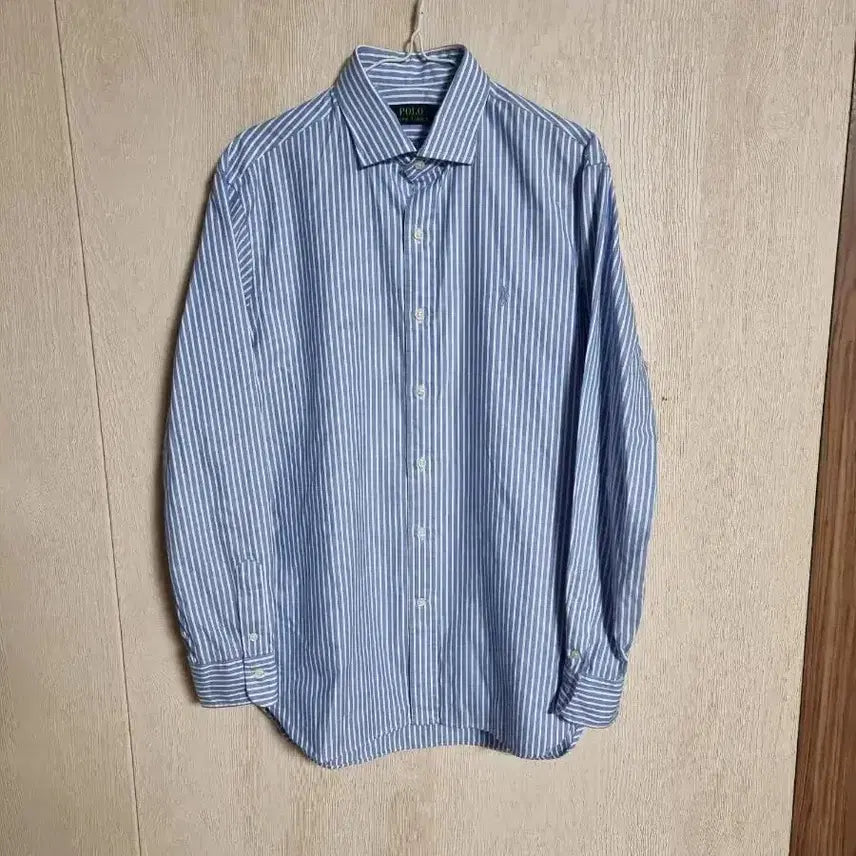 [BUNJANG] Polo Ralph Lauren Striped Shirt - Blue, New Tag, Medium / 폴로 랄프로렌 셔츠 스트라이프 남방 블루 신형탭 m
