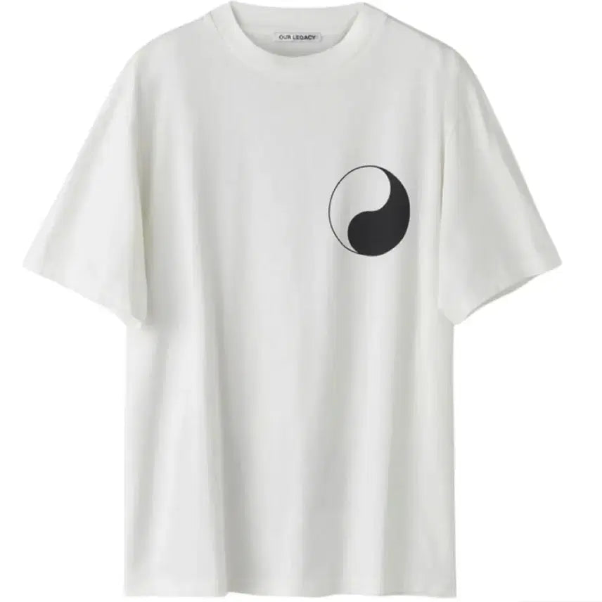 [BUNJANG] Our Legacy Workshop Yin Yang T-Shirt XXL White / [XXL] 아워레가시 워크샵 박스 티셔츠 음양 화이트