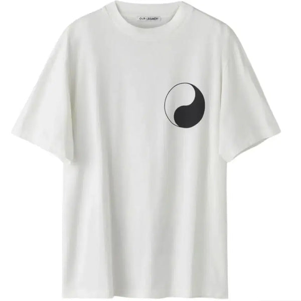 [BUNJANG] Our Legacy Workshop Yin Yang T-Shirt XXL White / [XXL] 아워레가시 워크샵 박스 티셔츠 음양 화이트