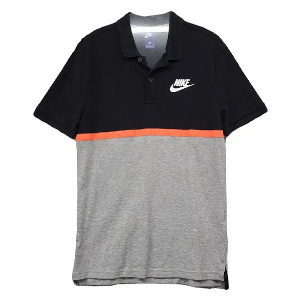 [BUNJANG] Nike Black Logo Short Sleeve Polo T-Shirt Size S / 나이키 블랙 로고 반팔 카라티 S