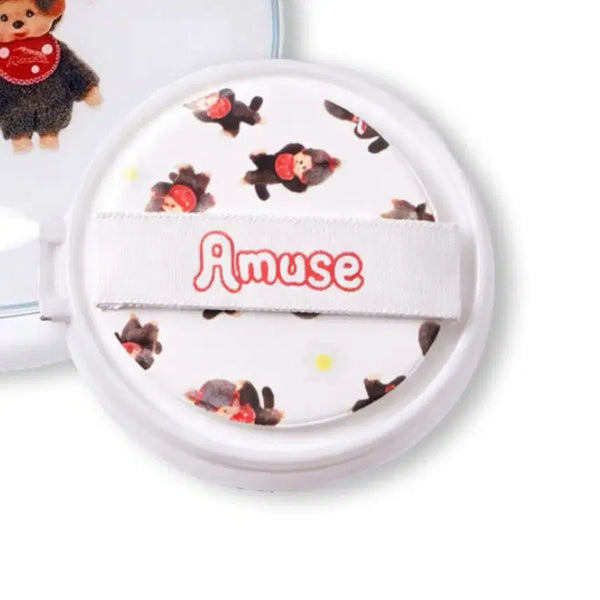[BUNJANG] AMUSE Monchhichi Collaboration Ceramic Skin Perfector Cushion Refill 0.5 Fair / [리필만] 몬치치 콜라보 어뮤즈 세라믹 스킨 퍼펙터 쿠션