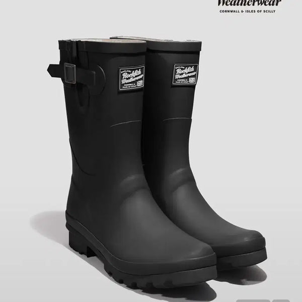 [BUNJANG] Rockfish Weatherwear Original Rain Boots Short Black 230 / 새상품)락피쉬웨더웨어 오리지날 레인 부츠 숏 블랙 230