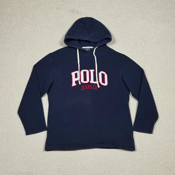 [BUNJANG] Polo Jeans Arch Logo Pullover Hoodie M / [폴로 진스] 아치 로고 풀오버 후드티 | A00493