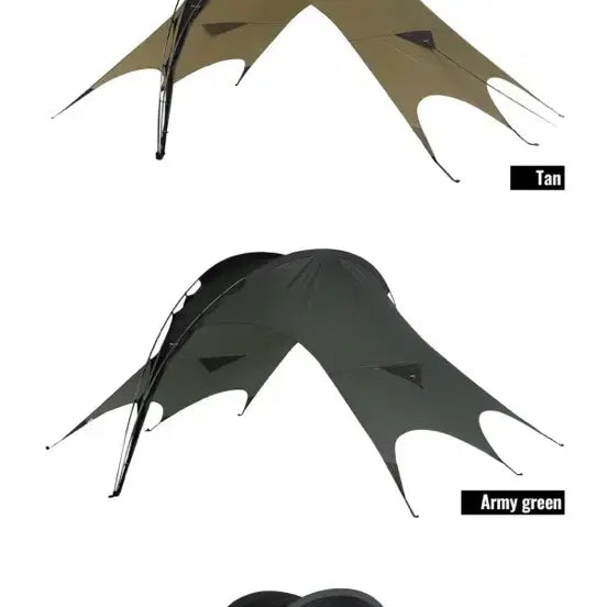 [BUNJANG] Hellos Dragonfly Tarp (Army Green) / 헬로스 드래곤플라이타프