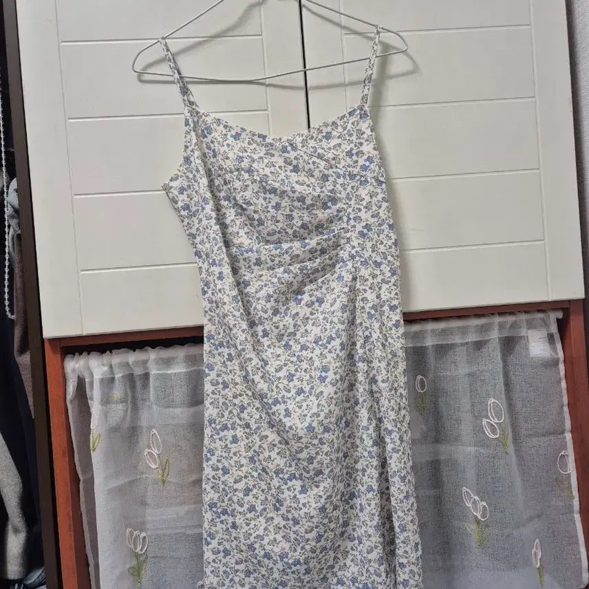 [BUNJANG] YZ Flower Pattern Shirring Dress / YZ 플라워 패턴 셔링 원피스 (44~55)상태 굳