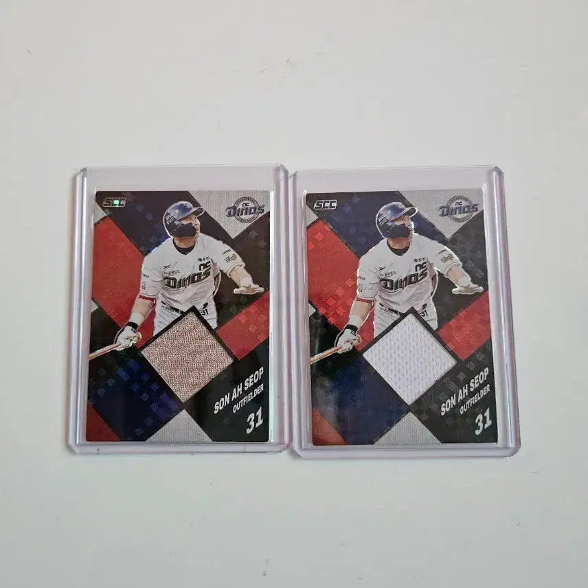 [BUNJANG] NC Dinos Son Ah-seop 2025 KBO Sensation Jersey & Baseball Cards Bundle / 2025 kbo 센세이션 NC 손아섭 유니폼 저지 야구 카드 2장 일괄
