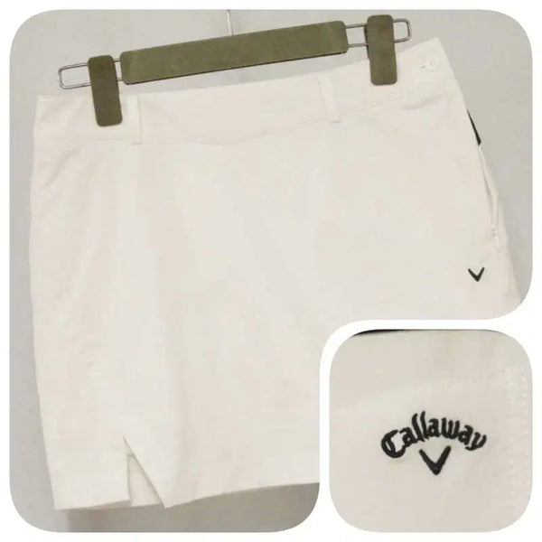 [BUNJANG] Callaway White Functional Golf Skirt (Waist 73cm) / 캘러웨이 화이트 기능성 골프스커트 허리73
