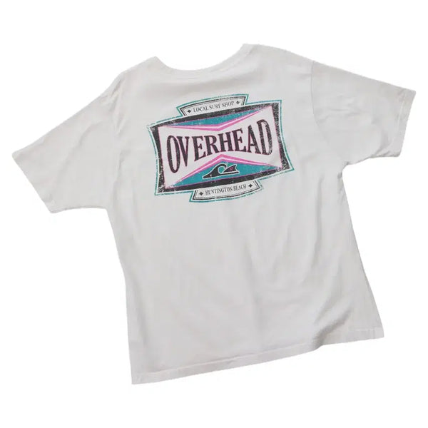 [BUNJANG] Rodeo Crowns Wide Bowl Overhead Surf Graphic White T-Shirt / 로데오 크라운즈 와이드 볼 오버헤드 서프 그래픽 화이트 반팔티셔츠