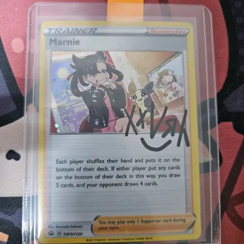 [BUNJANG] Pokemon Card Mari Autographed Card / 포켓몬카드 마리 싸인카드