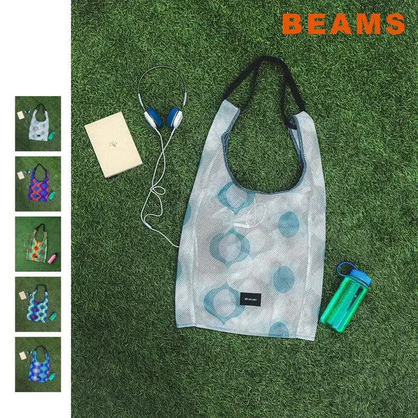 [BUNJANG] BEAMS bPr 2-Way Mesh Shopper Bag Large / 빔즈 비피알 2웨이 메쉬 쇼퍼 가방 라지