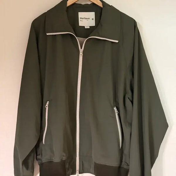 [BUNJANG] Horlisun Stroll Zip-up Jacket Chive / 홀리선 Horlisun Stroll Zip up Jacket Chive