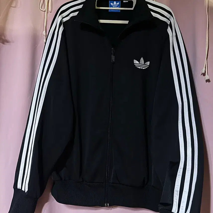 [BUNJANG] Adidas Firebird Black Track Top Jacket / 아디다스져지 아디다스 파이어버드 블랙 트랙탑 불꽃 집업 구파이어버드 져지