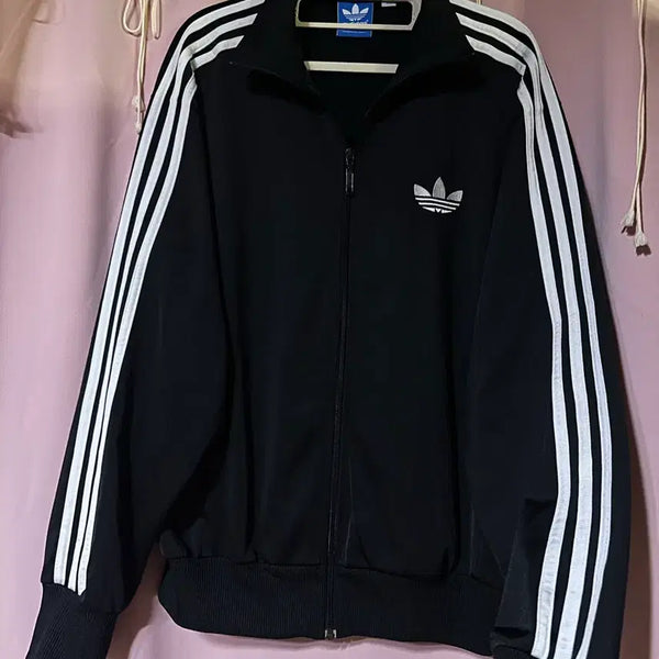 [BUNJANG] Adidas Firebird Black Track Top Jacket / 아디다스져지 아디다스 파이어버드 블랙 트랙탑 불꽃 집업 구파이어버드 져지