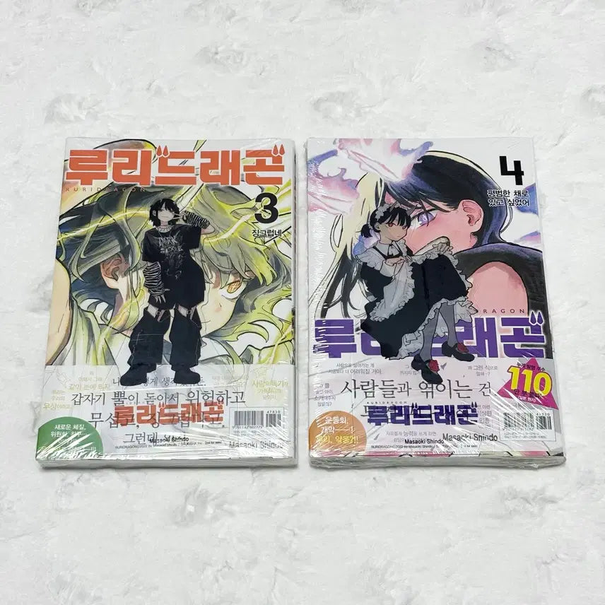 [BUNJANG] Ruri Dragon Vol. 3-4 First Edition Bundle Set / (일괄 가격) 루리드래곤 3 4 만화책 초판 더특