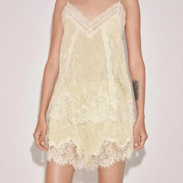 [BUNJANG] Zara ZW Collection Jacquard Lace Top / 자라 ZW 컬렉션 자카드 레이스탑