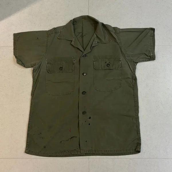 [BUNJANG] US Army OG-107 Utility Fatigue Shirt 2nd Generation / 오리지널 OG-107 유틸리티 셔츠 퍼티그 셔츠 2세대