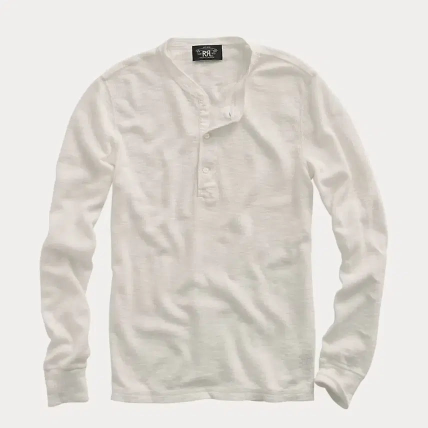[BUNJANG] RRL Waffle Knit Henry Neck Shirt XL / 더블알엘 와플 니트 헨리넥 셔츠 XL     RRL