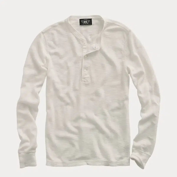 [BUNJANG] RRL Waffle Knit Henry Neck Shirt XL / 더블알엘 와플 니트 헨리넥 셔츠 XL     RRL