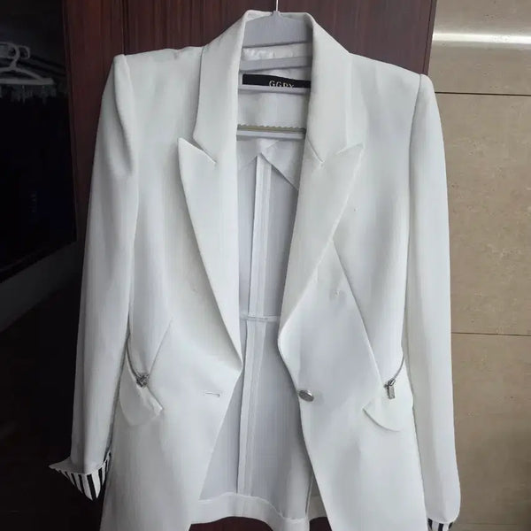 [BUNJANG] GGPX Women's White Jacket / GGPX 화이트 여성 자켓
