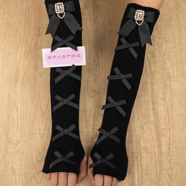 [BUNJANG] Jirai Kei Arm Warmers / 양산형 지뢰계 양지뢰 암워머 팔토시 핸드워머