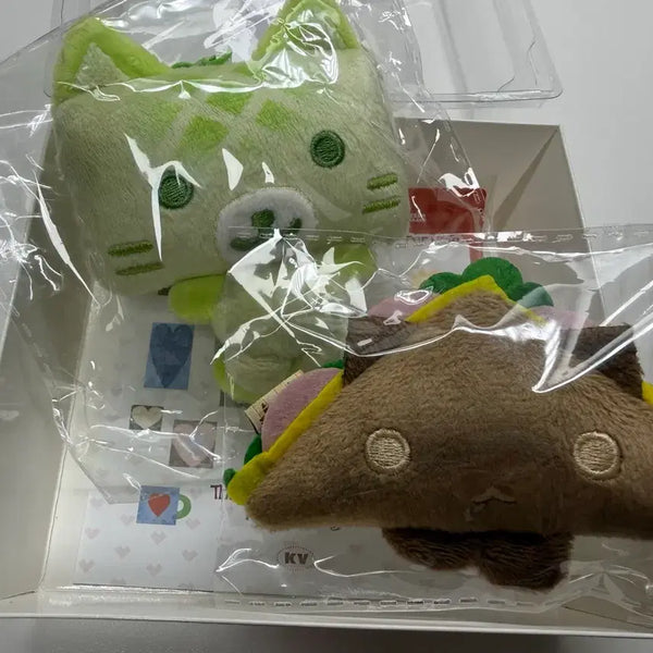 [BUNJANG] K-Zim Village B-Set Bread Cat Plush / 케짐빌리지 빵냥이 b세트